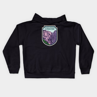 Black Canyon of the Gunnison National Park Emblem Kids Hoodie